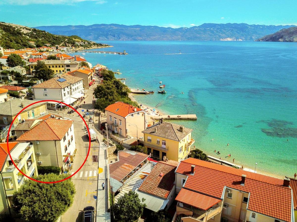 Apartments Marin With Sea View Baška Екстериор снимка